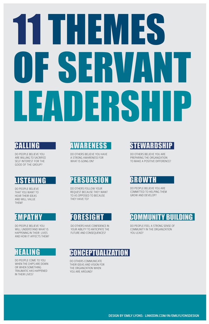 Values of Servant Leadership
